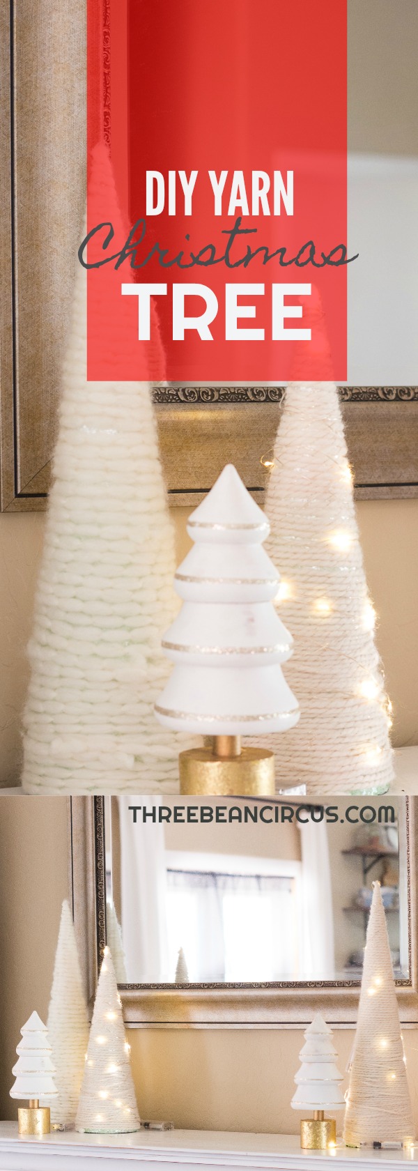 DIY yarn tree